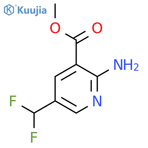 Methyl 2-amino-5-(difluoromethyl)pyridine-3-carboxylate structure