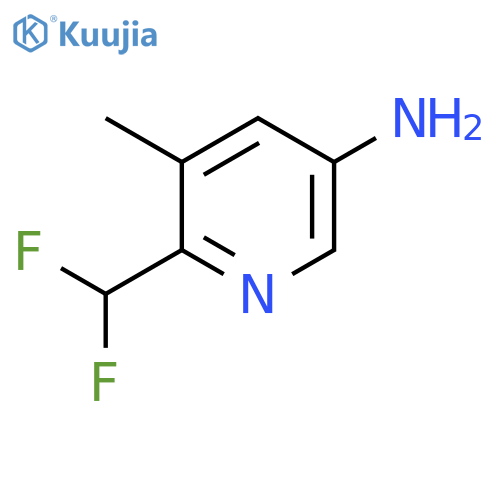 6-(Difluoromethyl)-5-methylpyridin-3-amine structure