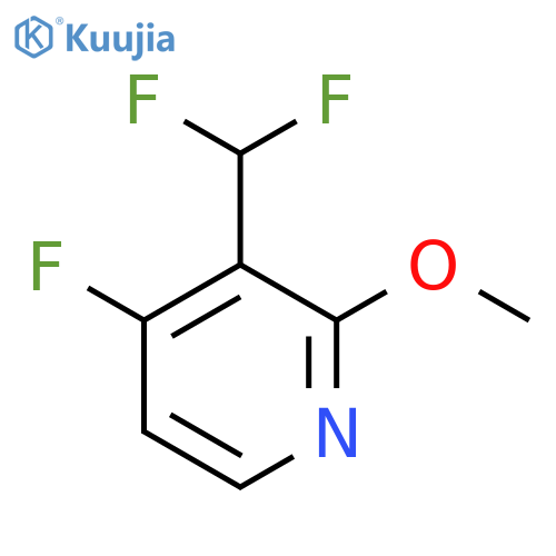3-(Difluoromethyl)-4-fluoro-2-methoxypyridine structure