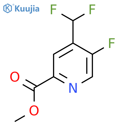 Methyl 4-(difluoromethyl)-5-fluoropyridine-2-carboxylate structure