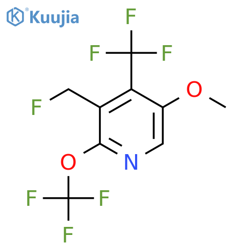 3-(Fluoromethyl)-5-methoxy-2-(trifluoromethoxy)-4-(trifluoromethyl)pyridine structure