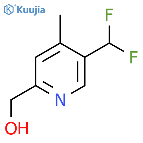 5-(Difluoromethyl)-4-methylpyridine-2-methanol structure