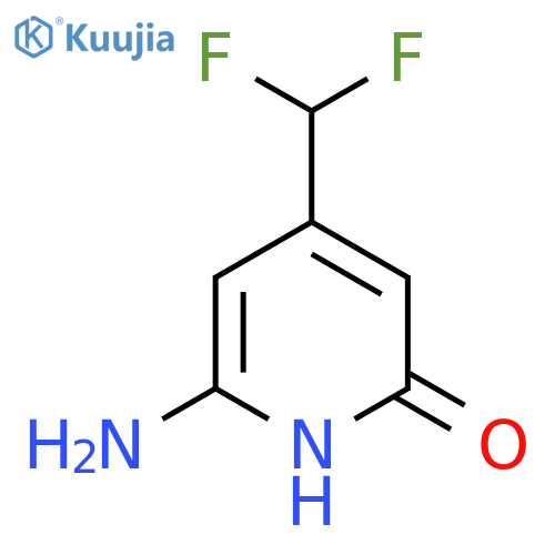 2-Amino-4-(difluoromethyl)-6-hydroxypyridine structure