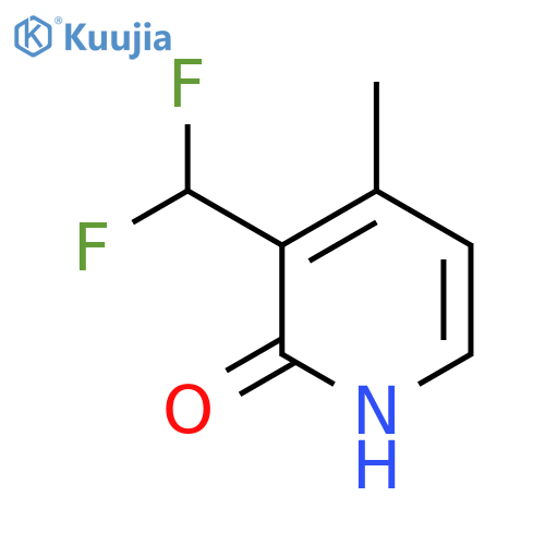 3-(Difluoromethyl)-2-hydroxy-4-methylpyridine structure