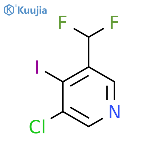 FC(F)c1cncc(Cl)c1I structure