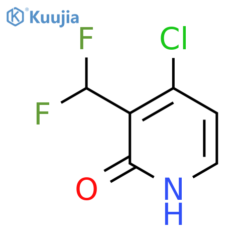 4-Chloro-3-(difluoromethyl)-2-hydroxypyridine structure