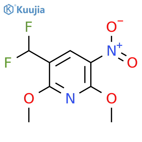 3-(Difluoromethyl)-2,6-dimethoxy-5-nitropyridine structure