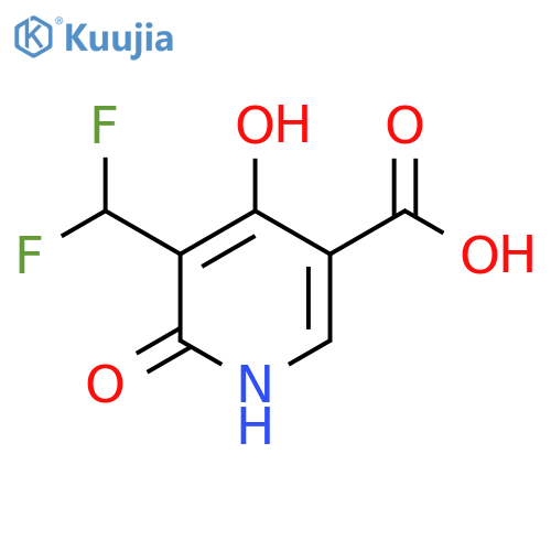 3-(Difluoromethyl)-2,4-dihydroxypyridine-5-carboxylic acid structure