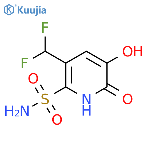 5-(Difluoromethyl)-2,3-dihydroxypyridine-6-sulfonamide structure