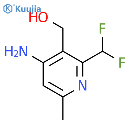 4-Amino-2-(difluoromethyl)-6-methylpyridine-3-methanol structure