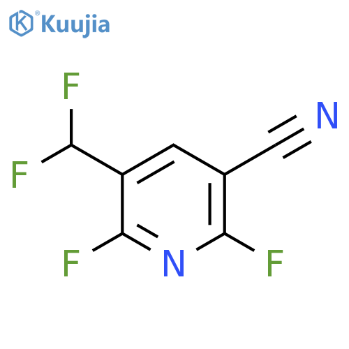 3-Cyano-2,6-difluoro-5-(difluoromethyl)pyridine structure