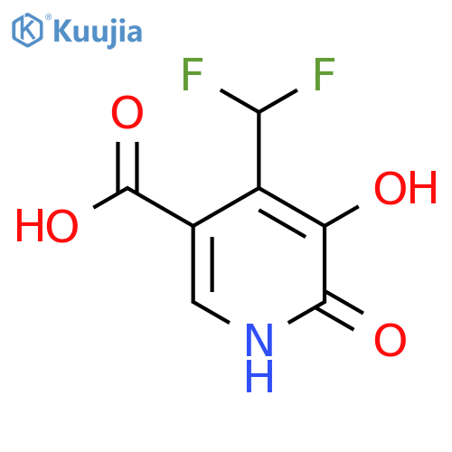 4-(Difluoromethyl)-2,3-dihydroxypyridine-5-carboxylic acid structure