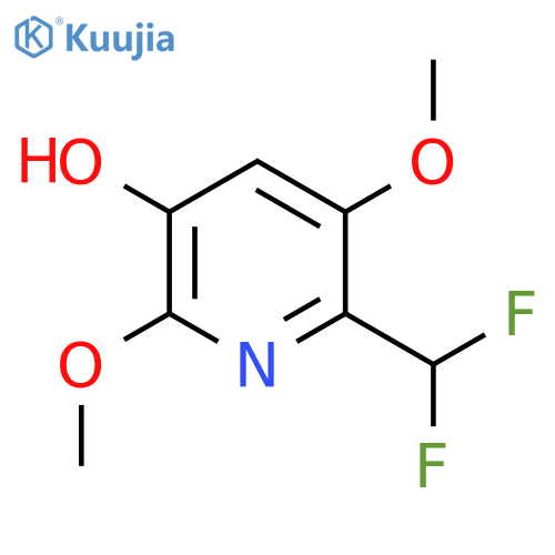 2-(Difluoromethyl)-3,6-dimethoxy-5-hydroxypyridine structure