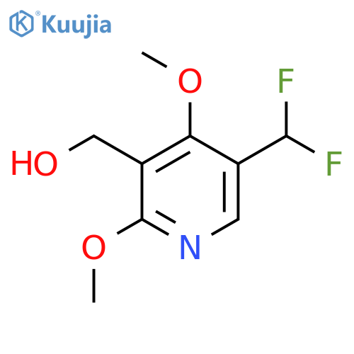 5-(Difluoromethyl)-2,4-dimethoxypyridine-3-methanol structure