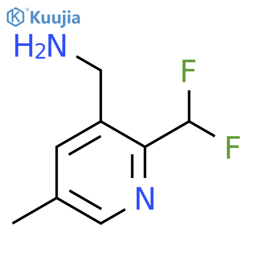 3-(Aminomethyl)-2-(difluoromethyl)-5-methylpyridine structure