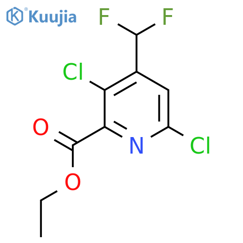 Ethyl 3,6-dichloro-4-(difluoromethyl)pyridine-2-carboxylate structure