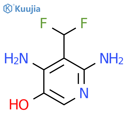 2,4-Diamino-3-(difluoromethyl)-5-hydroxypyridine structure
