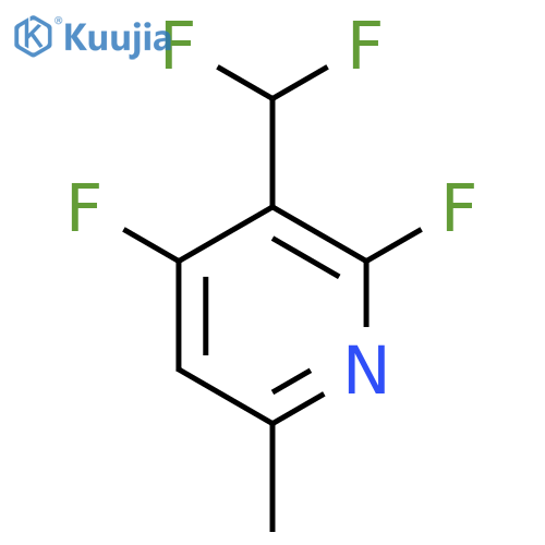 2,4-Difluoro-3-(difluoromethyl)-6-methylpyridine structure