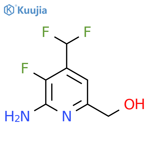 2-Amino-4-(difluoromethyl)-3-fluoropyridine-6-methanol structure