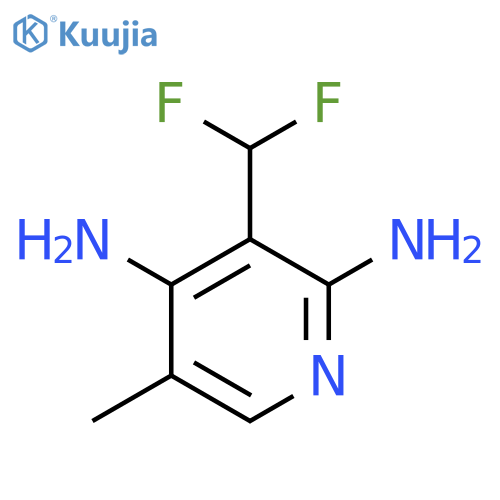 2,4-Diamino-3-(difluoromethyl)-5-methylpyridine structure