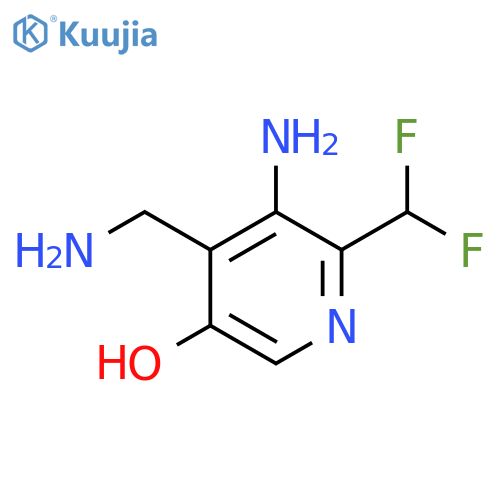 3-Amino-4-(aminomethyl)-2-(difluoromethyl)-5-hydroxypyridine structure