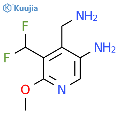 5-Amino-4-(aminomethyl)-3-(difluoromethyl)-2-methoxypyridine structure