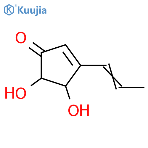 4,5-Dihydroxy-3-(1-propenyl)-2-cyclopenten-1-one; (4S, 5R)-(E)-form, 4-Epimer structure