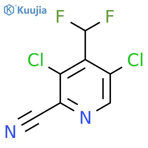 2-Cyano-3,5-dichloro-4-(difluoromethyl)pyridine structure