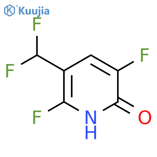 2,5-Difluoro-3-(difluoromethyl)-6-hydroxypyridine structure