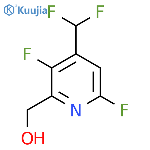 3,6-Difluoro-4-(difluoromethyl)pyridine-2-methanol structure