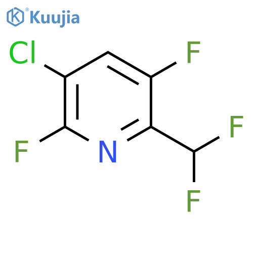 3-Chloro-2,5-difluoro-6-(difluoromethyl)pyridine structure