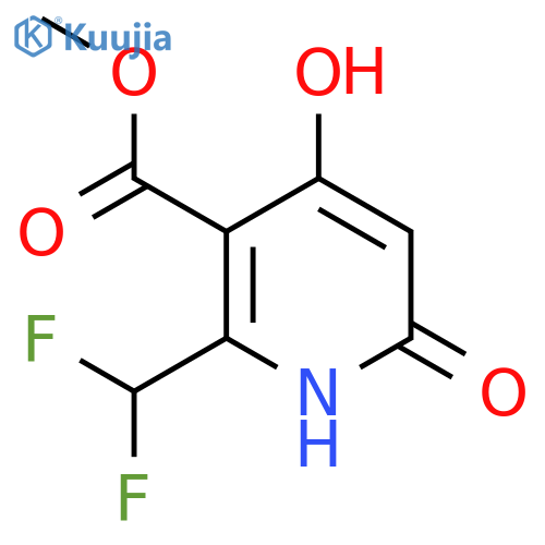 Methyl 2-(difluoromethyl)-4,6-dihydroxypyridine-3-carboxylate structure