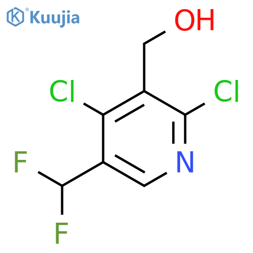 2,4-Dichloro-5-(difluoromethyl)pyridine-3-methanol structure