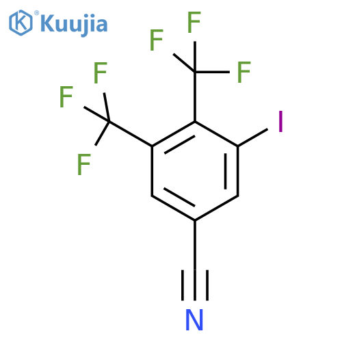 3,4-Bis(trifluoromethyl)-5-iodobenzonitrile structure