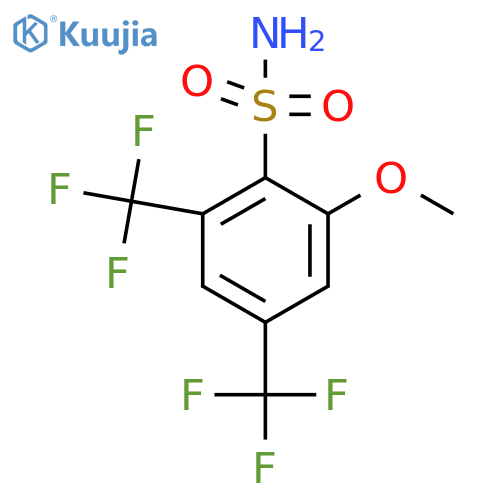 2,4-Bis(trifluoromethyl)-6-methoxybenzenesulfonamide structure