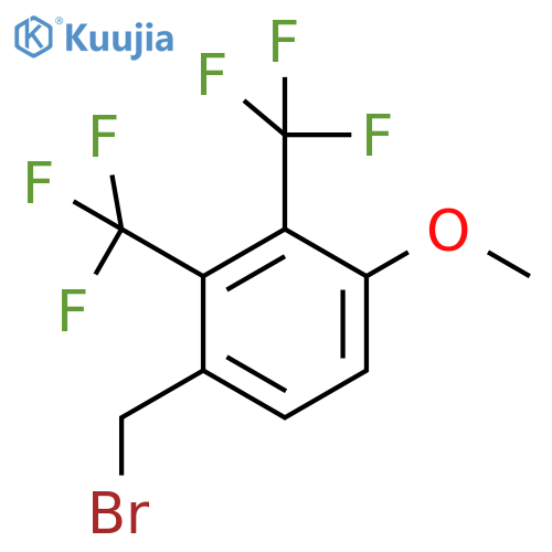 2,3-Bis(trifluoromethyl)-4-methoxybenzyl bromide structure