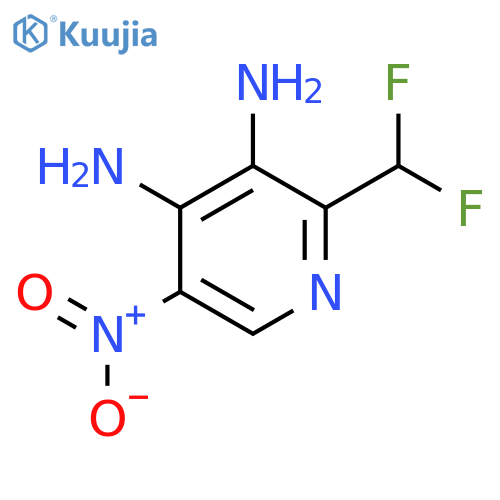 3,4-Diamino-2-(difluoromethyl)-5-nitropyridine structure