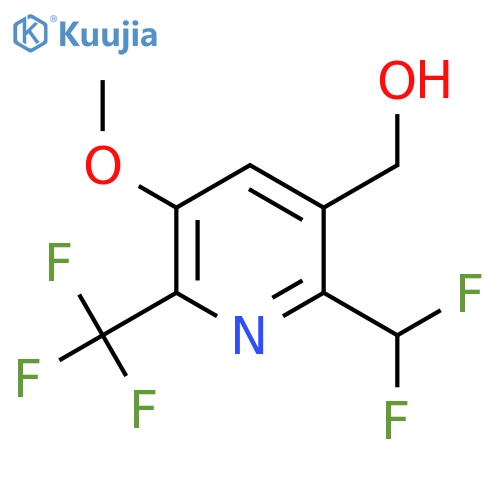 2-(Difluoromethyl)-5-methoxy-6-(trifluoromethyl)pyridine-3-methanol structure