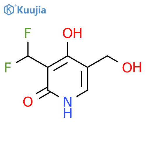 3-(Difluoromethyl)-2,4-dihydroxypyridine-5-methanol structure