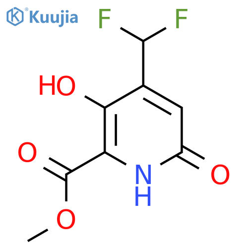 Methyl 4-(difluoromethyl)-3,6-dihydroxypyridine-2-carboxylate structure