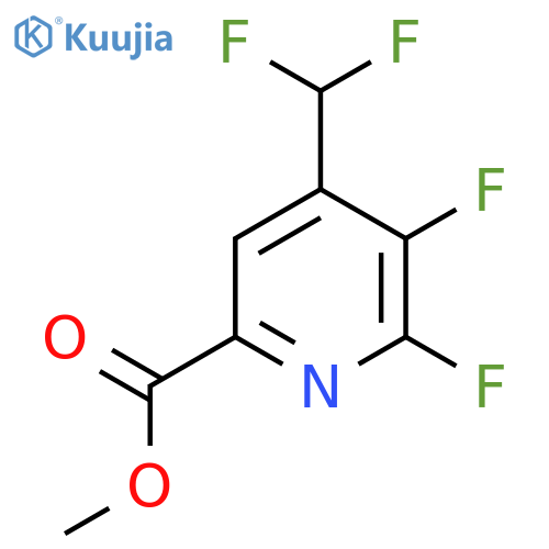 Methyl 2,3-difluoro-4-(difluoromethyl)pyridine-6-carboxylate structure