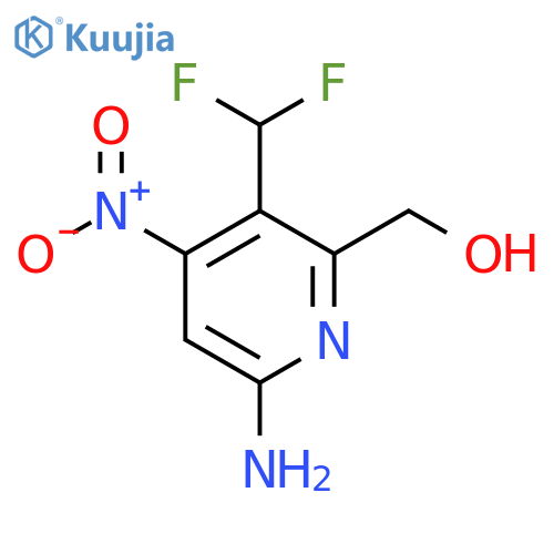 6-Amino-3-(difluoromethyl)-4-nitropyridine-2-methanol structure