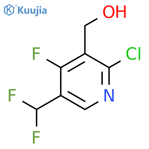 2-Chloro-5-(difluoromethyl)-4-fluoropyridine-3-methanol structure