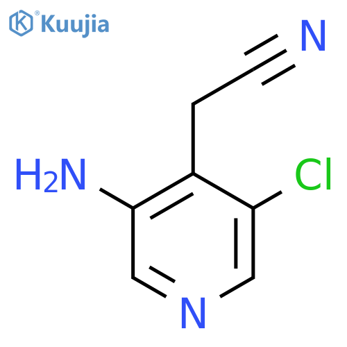 3-Amino-5-chloropyridine-4-acetonitrile structure