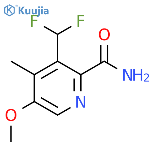 3-(Difluoromethyl)-5-methoxy-4-methylpyridine-2-carboxamide structure