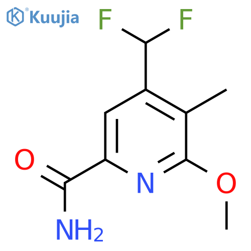 4-(Difluoromethyl)-2-methoxy-3-methylpyridine-6-carboxamide structure