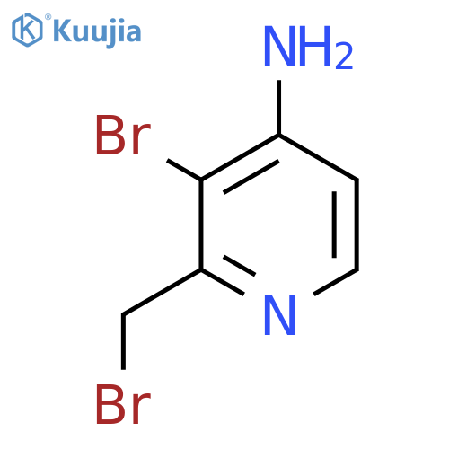 4-Amino-3-bromo-2-(bromomethyl)pyridine structure