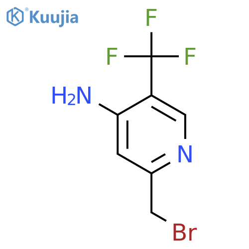 4-Amino-2-bromomethyl-5-(trifluoromethyl)pyridine structure