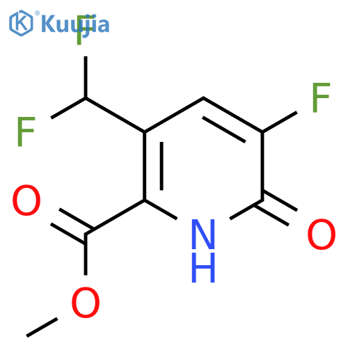 Methyl 3-(difluoromethyl)-5-fluoro-6-hydroxypyridine-2-carboxylate structure