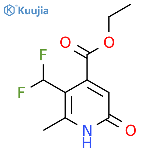 Ethyl 3-(difluoromethyl)-6-hydroxy-2-methylpyridine-4-carboxylate structure